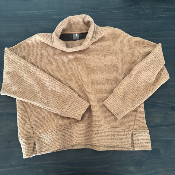 CALIA by Carrie Underwood Camel Cowl Neck Sweater - Sweatshirt - Size XL - Picture 1 of 4